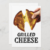 Invitation Fromage grillé (Devant / Derrière)
