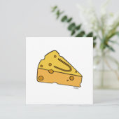 Invitation Fromage Mignon Câlin (Debout devant)