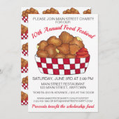 Invitation Fromages frits Profondes Courdes Minnesota Wiscons (Devant / Derrière)