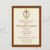 Invitation Frontière religieuse de Maroon (Devant / Derrière)