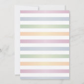 Invitation Frontières florales tropicales (Dos)