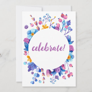 Invitation Frost Berry Winter Party