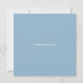 Invitation Frosted Blue Birch Forest Wedding (Dos)