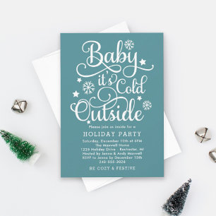 Invitation Frosty Sarcelle Bébé Il Fait Froid Dehors Fête d'H