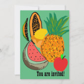 Invitation Fruit (Devant)