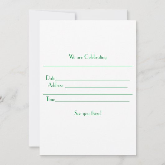 Invitation Fruit (Dos)