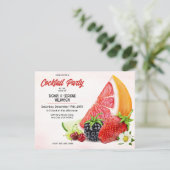 Invitation Fruit Cocktail Party (Debout devant)