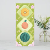 Invitation Fruit Decoration - Funky Cute Style (Debout devant)