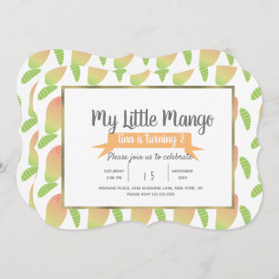 Invitation Fruit Little Mango