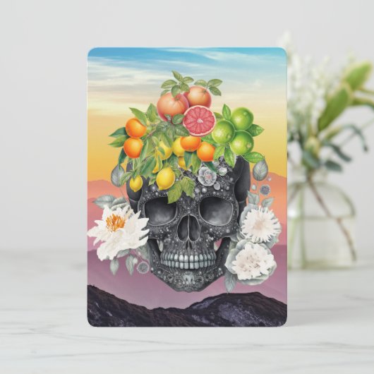 Invitation Fruit pour la pensée (Debout devant)