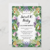 Invitation Fruit tropical| Gastronomie 16 Soirée d'été (Devant)