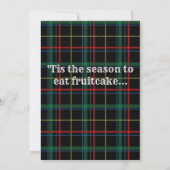 Invitation Fruitcake Plaid (Dos)