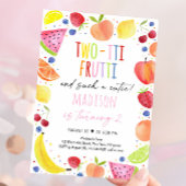 Invitation Fruits à deux tti Deuxième anniversaire