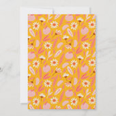 Invitation Fruits botaniques Abstraits en Fête des mariées ja (Dos)