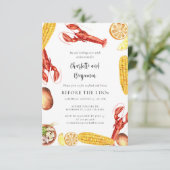 Invitation Fruits de mer Bouillir Derrière Je fais Partie Eng (Debout devant)