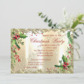 Invitation Fruits de Noël, Fruits de neige, Fête de Noël d'en (Debout devant)