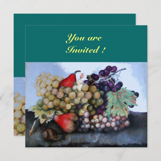 INVITATION FRUITS DE SAISON 1 (Devant / Derrière)