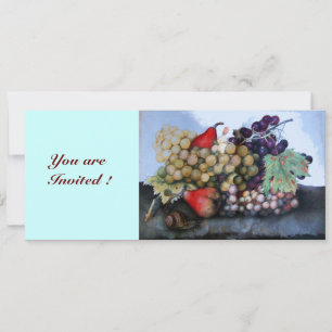 INVITATION FRUITS DE SAISON 1 - RAISONS ET PEARS
