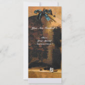 Invitation FRUITS DE SAISON - PROSPÉRITÉ, marron jaune blanc (Dos)