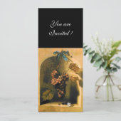 Invitation FRUITS DE SAISON - PROSPÉRITÉ, marron vert jaune (Debout devant)