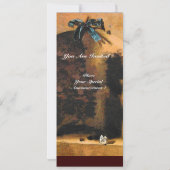 Invitation FRUITS DE SAISON - PROSPÉRITÉ, marron vert jaune (Dos)