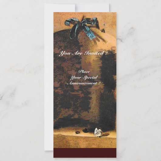 Invitation FRUITS DE SAISON - PROSPÉRITÉ, marron vert jaune (Dos)