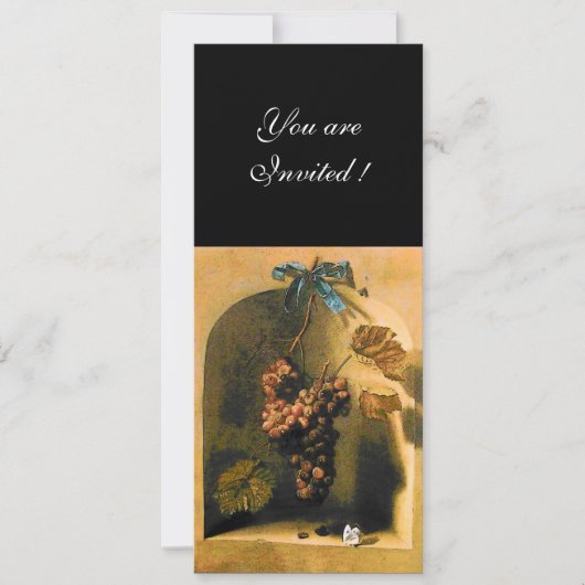 Invitation FRUITS DE SAISON - PROSPÉRITÉ, marron vert jaune (Devant)