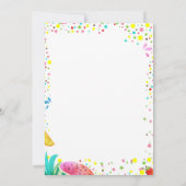 Invitation Fruits d'été 2e Fille Anniversaire Twotti Frutti m (Dos)