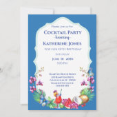 Invitation Fruits d'été Anniversaire Cocktail Party (Devant)