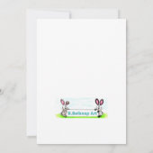 Invitation Fruits et légumes (Dos)