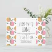 Invitation Fruits sucrés modernes Fête de chauffage domestiqu (Debout devant)