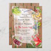 Invitation Fruits tropicaux salants (Devant / Derrière)