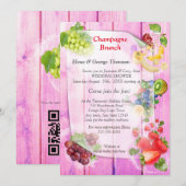 Invitation Fruits tropicaux salants (Devant / Derrière)