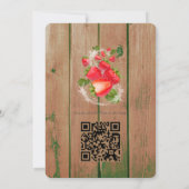 Invitation Fruits tropicaux salants (Dos)