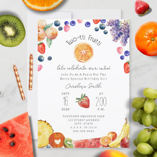 Invitation Fruitti Cutie à deux tti