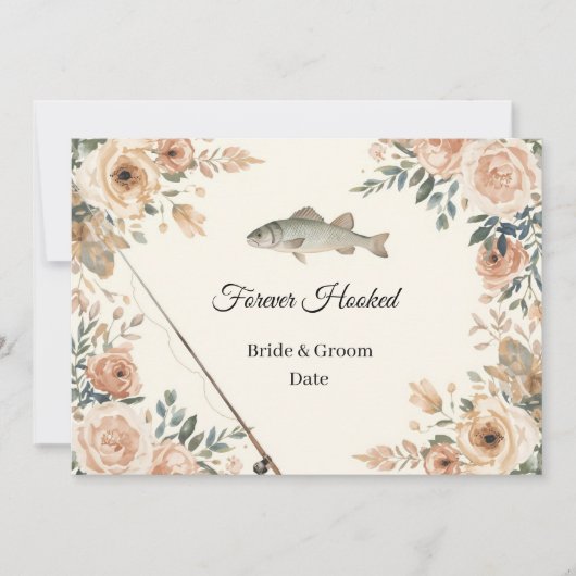 Invitation Fshing Wedding save the date (Devant)