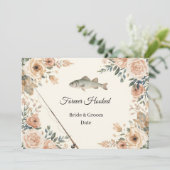 Invitation Fshing Wedding save the date (Debout devant)