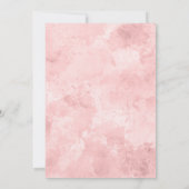 Invitation Fuchsia Floral Boho Pampas Noir Mariage (Dos)