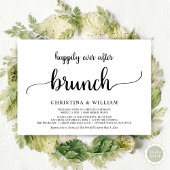 Invitation Fuite, Brunch de Pour Toujours Heureux, Rustique