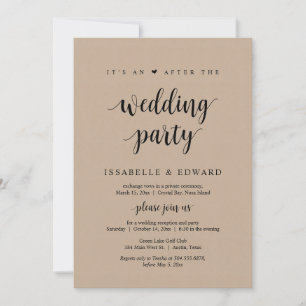 Invitation Fuite, C'est une fête après le mariage, Kraft