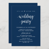 Invitation Fuite, C'est une soirée d'après mariage (Devant / Derrière)