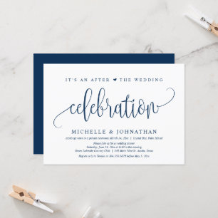 Invitation Fuite de mariage, Après la célébration de mariage