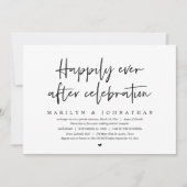 Invitation Fuite de mariage, Célébration de bonheur éternel (Devant)