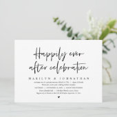 Invitation Fuite de mariage, Célébration de bonheur éternel (Debout devant)