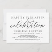 Invitation Fuite de mariage, célébration de bonheur éternel (Devant)