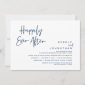 Invitation Fuite de mariage, célébration de bonheur éternel (Devant)