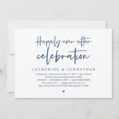 Invitation Fuite de mariage, célébration pour toujours heureu (Devant)