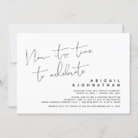 Fuite de mariage, C'est maintenant temps de célébr