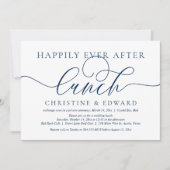 Invitation Fuite de mariage, déjeuner de bonheur éternel (Devant)