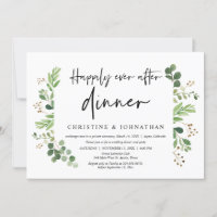 Fuite de mariage, dîner de bonheur éternel sur inv